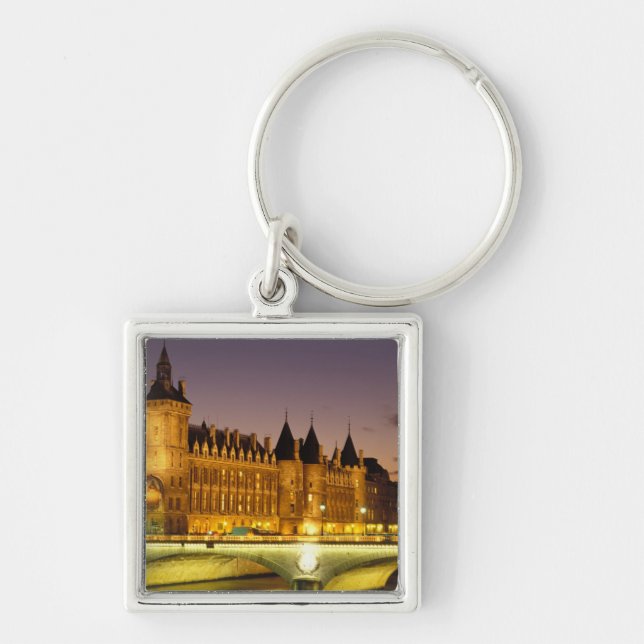 France, Paris, Conciergerie and river Seine at Keychain (Front)