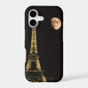 France, Paris. Eiffel Tower at night with