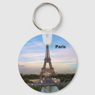 France Paris Eiffel Tower (by St.K) Keychain