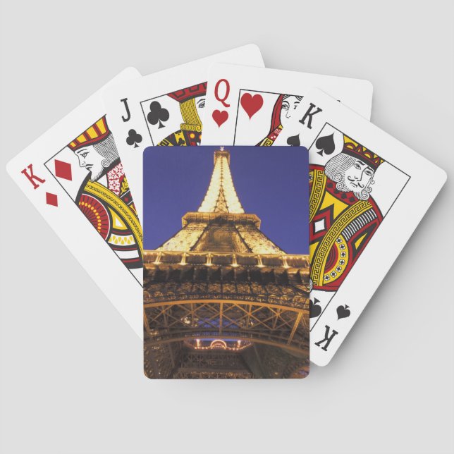 FRANCE, Paris Eiffel Tower, evening view Playing Cards (Back)