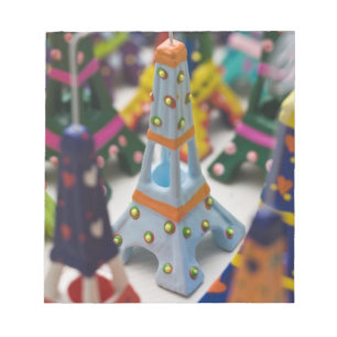 France, Paris, Miniature Eiffel Towers Notepad