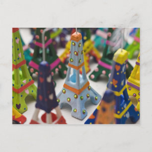 France, Paris, Miniature Eiffel Towers Postcard