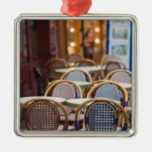 FRANCE, PARIS, Montmartre: Place du Tertre, Cafe 2 Metal Ornament