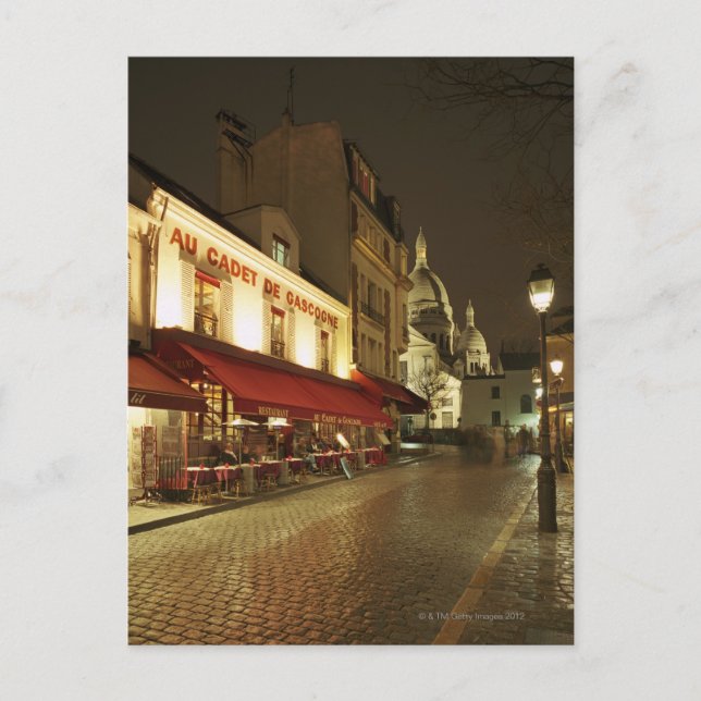 France,Paris,Montmartre Postcard (Front)