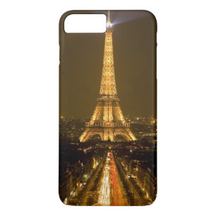 France, Paris. Nighttime view of Eiffel Tower iPhone 8 Plus/7 Plus Case