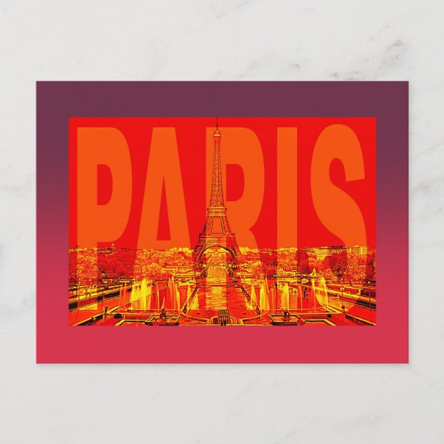 France Paris Postcard (Front)