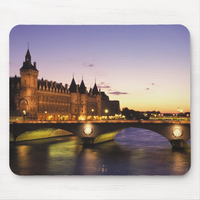France, Paris, River Seine and Conciergerie at Mouse Pad (Front)