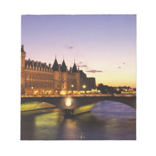 France, Paris, River Seine and Conciergerie at Notepad