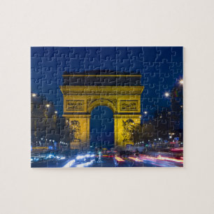 France, Paris. The Arc de Triomphe and the Jigsaw Puzzle
