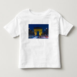 France, Paris. The Arc de Triomphe and the Toddler T-shirt