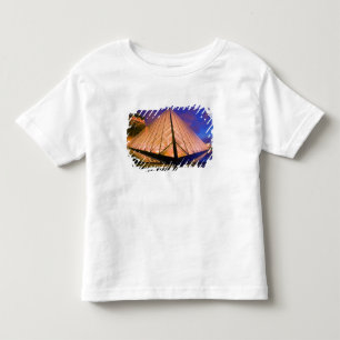 France, Paris. The Louvre museum at twilight. 2 Toddler T-shirt