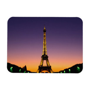 France, Paris, Tour Eiffel at sunset. Magnet