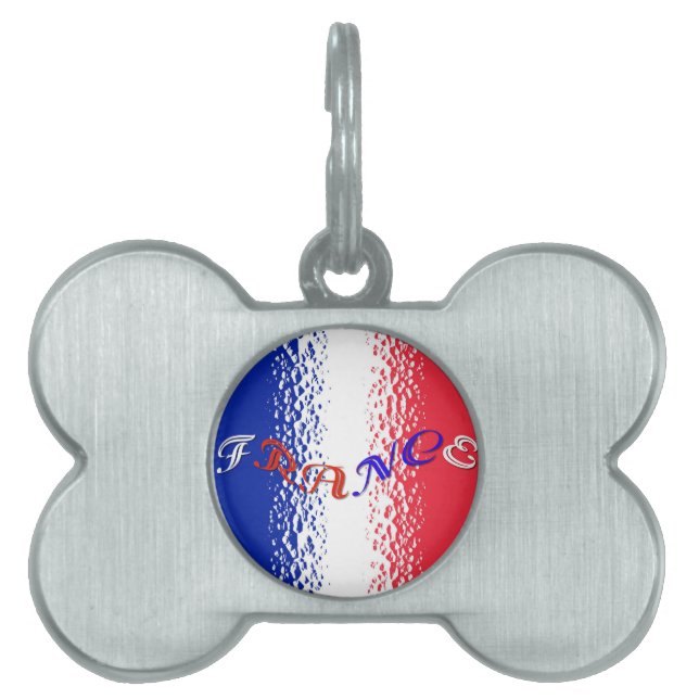 France Pet ID Tag (Front)