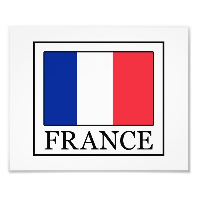 France Photo Print (Front)