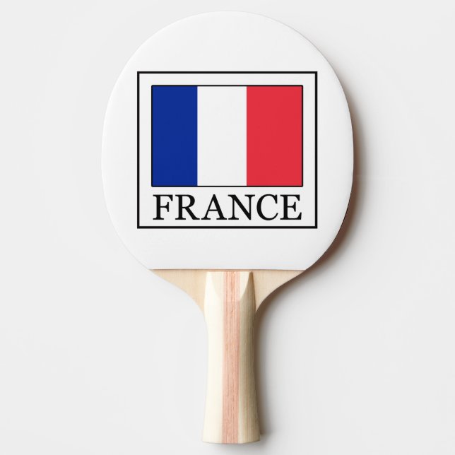 France Ping Pong Paddle (Front)