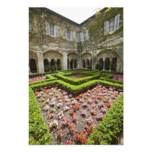 France, Provence, St. Remy-de-Provence. Garden Photo Print