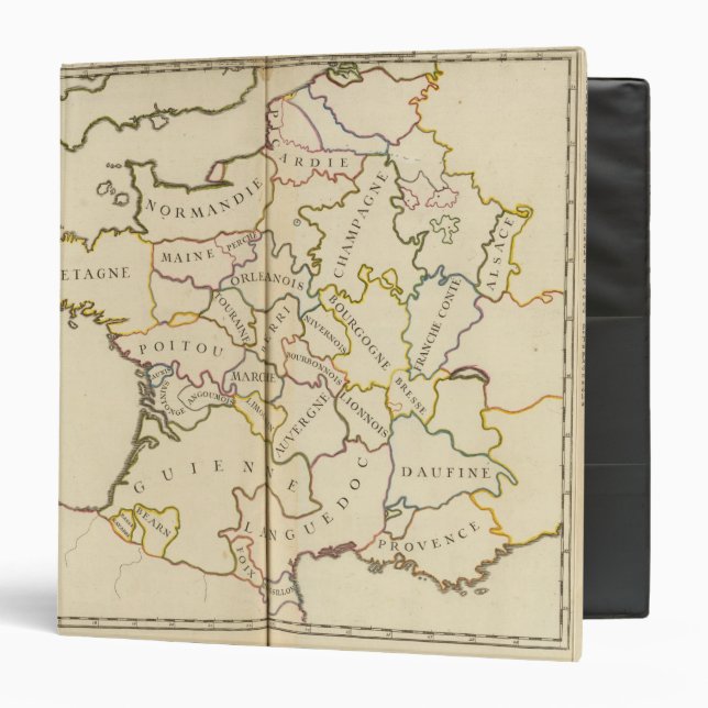 France, Providences and Boundaries Binder (Front/Inside)