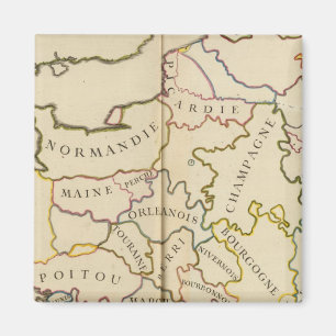 France, Providences and Boundaries Magnet