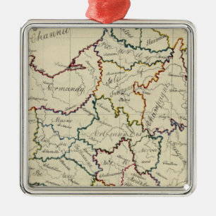 France provinces metal ornament