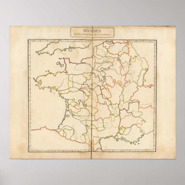 France Reivers Outline Poster (Front)