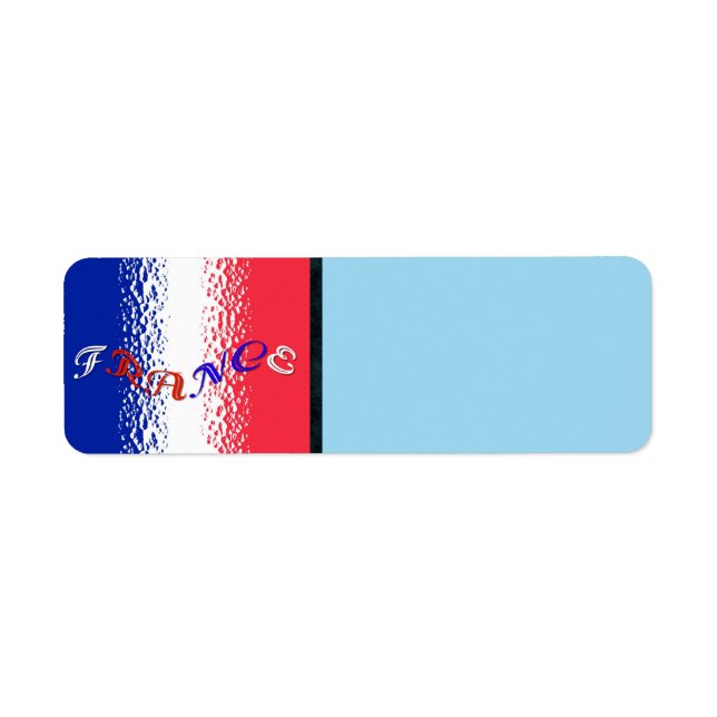 France Return Address Label (Front)