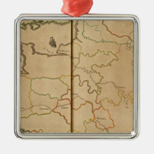 France Rivers Metal Ornament