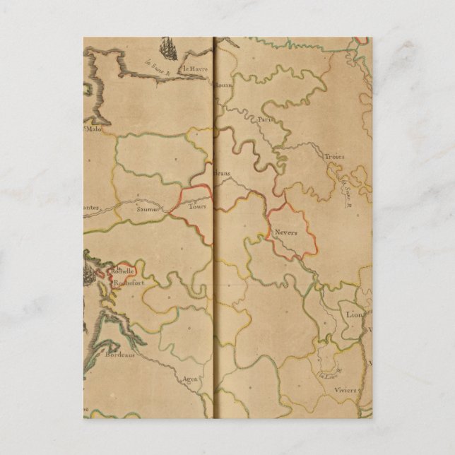 France Rivers Postcard (Front)