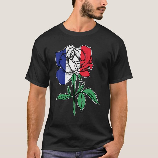 France Rose France French T-Shirt (Front)