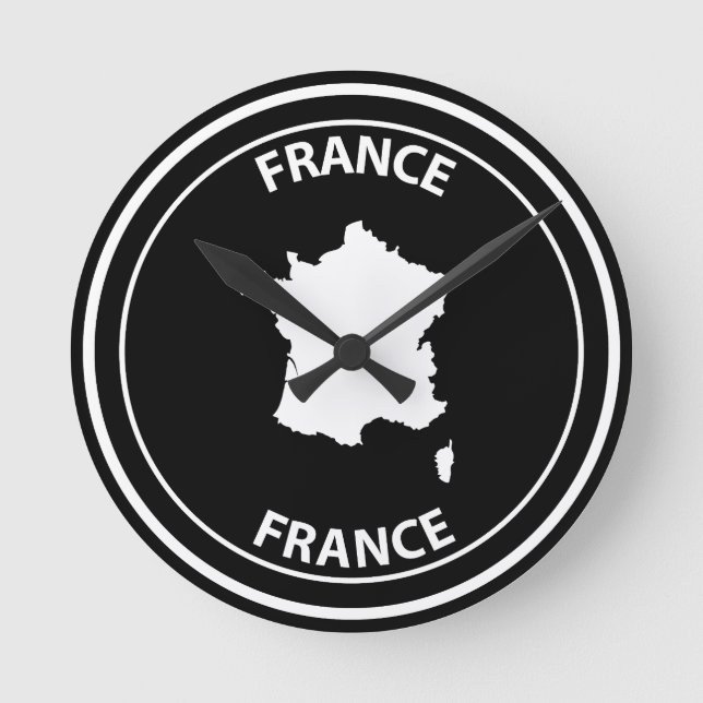 France Round Clock (Front)