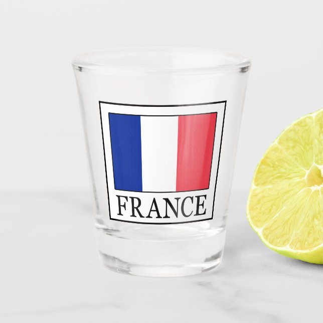 France Shot Glass (Front)