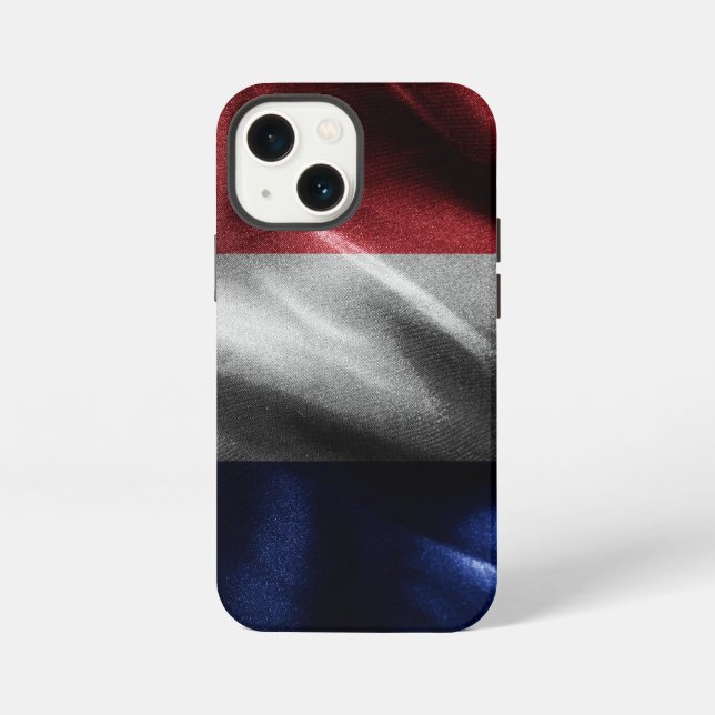 France silk flag iPhone case (Back)