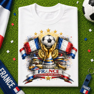France Soccer Fan French Football World Cup Futbol T-Shirt