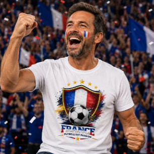 France Soccer Fan French Football World Cup Futbol T-Shirt
