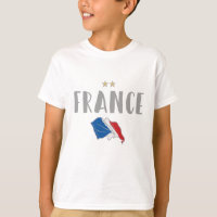 France Soccer Football Fan Shirt French Flag