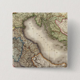 France Southeast 2 Inch Square Button