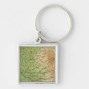 France southwestern section Bordeaux Keychain