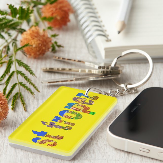 france st tropez keychain (Front Right)