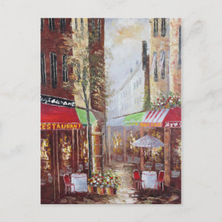 France Streets Postcard