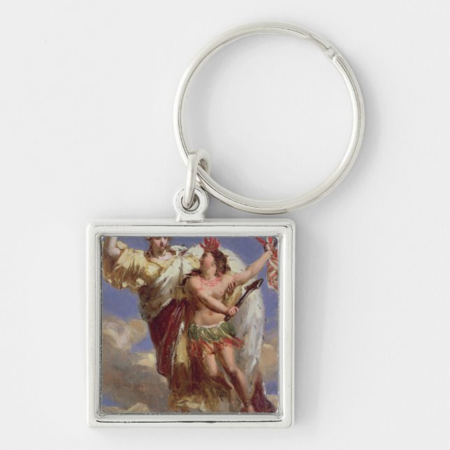 France Sustaining America Keychain (Front)