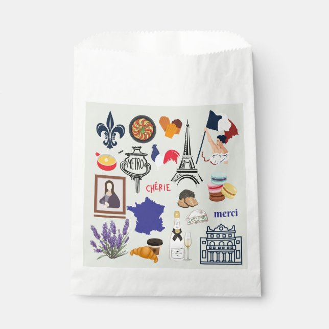 France Symbols Favour Bag (Front)