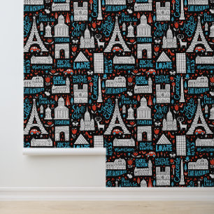 France   Symbols Pattern Wallpaper