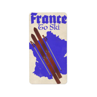 France To Ski Label