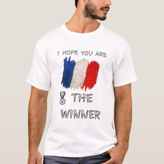 France-Tricolore-Champion-French-Flag-Distressed T-Shirt
