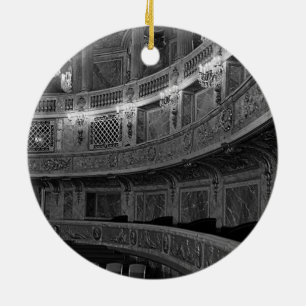 France Versailles palace opera house 1970 Ceramic Ornament