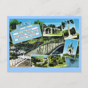 France, Vesoul multiview Postcard
