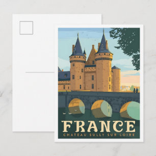 France Vintage Travel Postcard