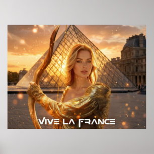 FRANCE - VIVE LA FRANCE POSTER