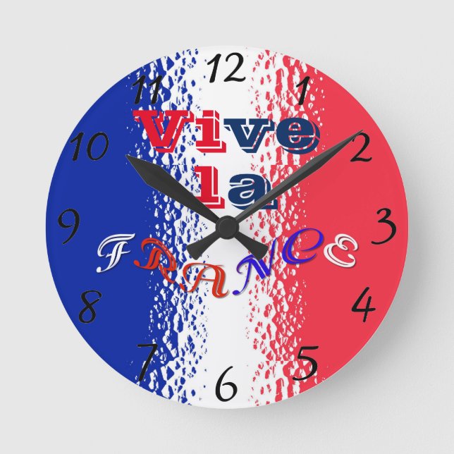 France Wall Clock (Front)
