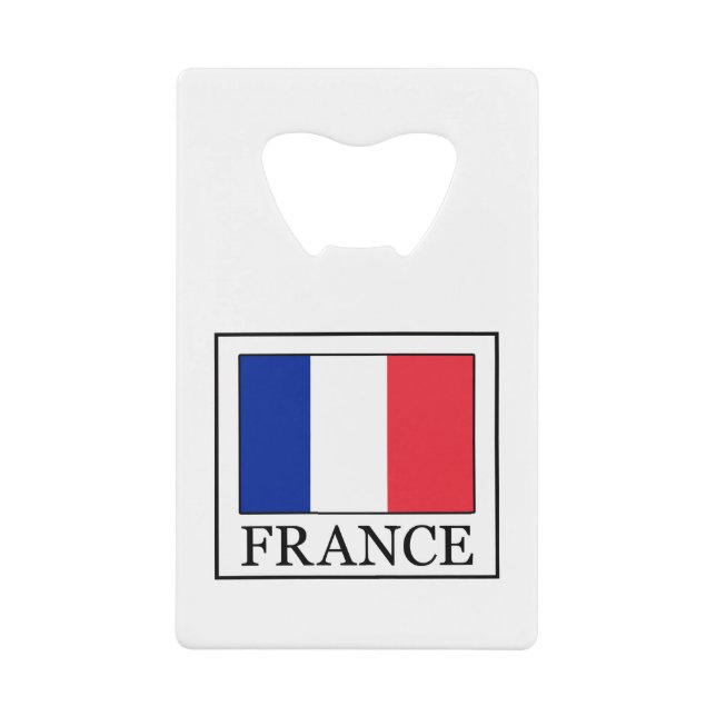 France Wallet Bottle Opener (Front)