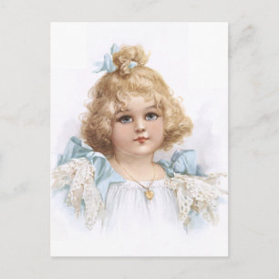 Frances Brundage - Portrait of a Young Girl Postcard